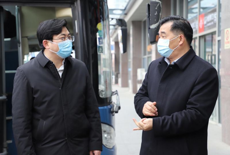市委常委、武進區(qū)委書記喬俊杰督查武進汽車站春運及疫情防控工作